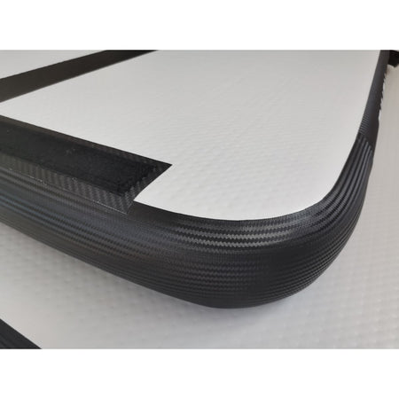 Air Track Pro 3×1×10cm — black alternate long angle with end section and seam finish visible