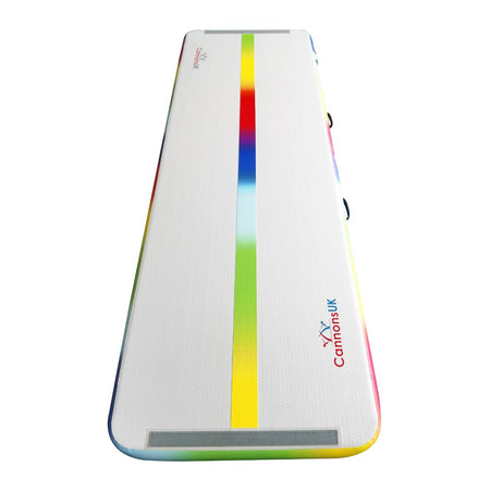 Air Track Pro 3×1×10cm — rainbow isometric with green end corner; logo and rail colour band visible