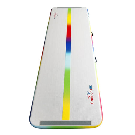 Air Track Pro 3×1×10cm — rainbow isometric from opposite corner; colour band and logo clear