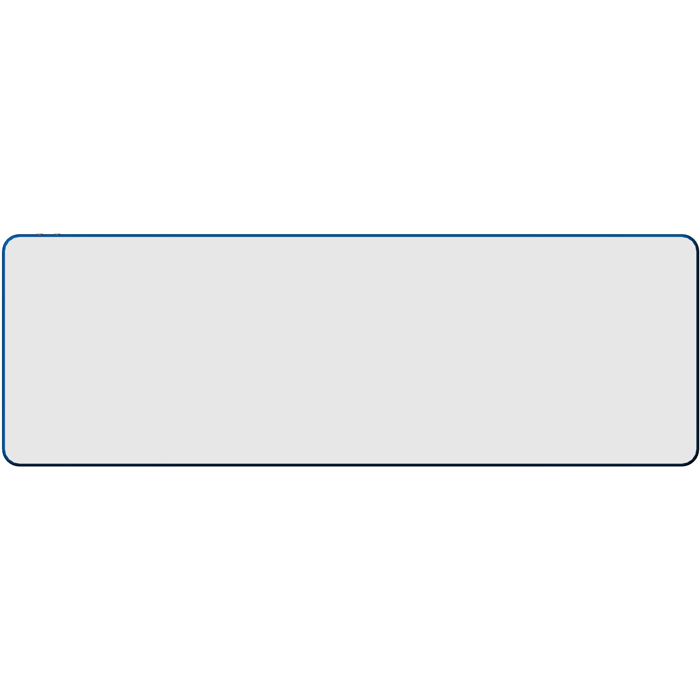 Air Track Pro 4m × 2m × 10cm — blue trim alternate flat/top view showing uniform surface texture.
