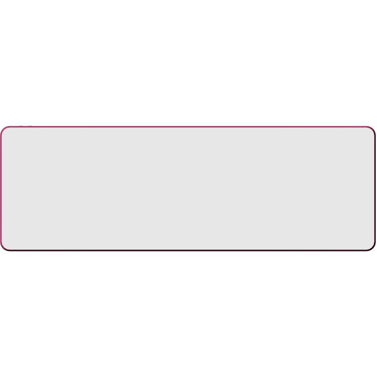 Air Track Pro 4m × 2m × 10cm — pink trim alternate flat/top view for finish and colour reference.