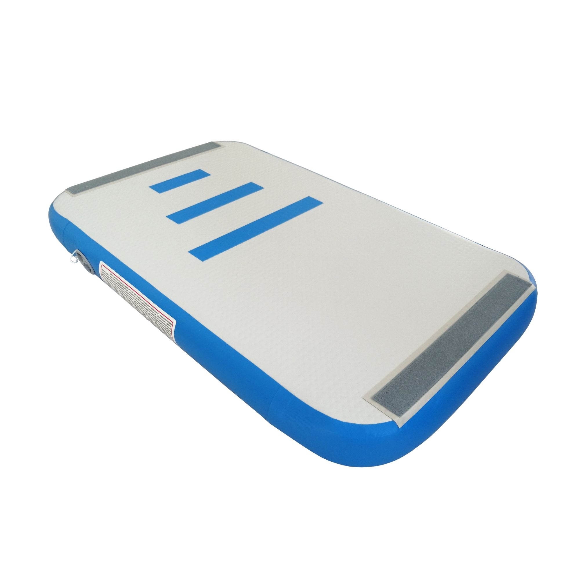 Air Board blue — alternate angled rear side with three-bar alignment