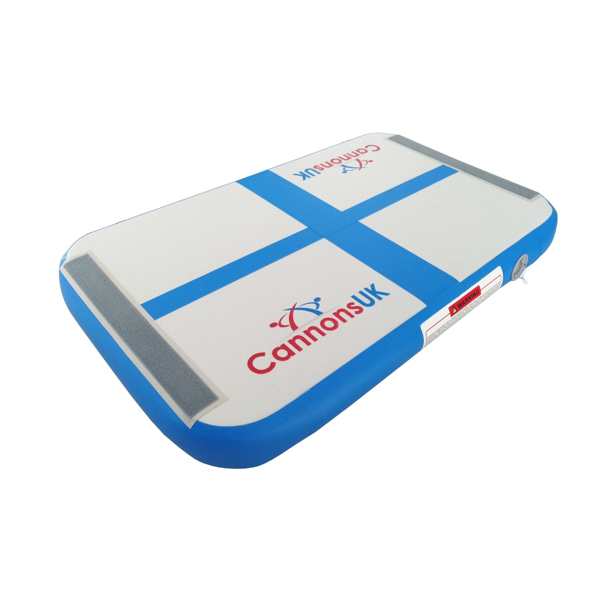 Air Board blue — three-quarter angle with cross alignment