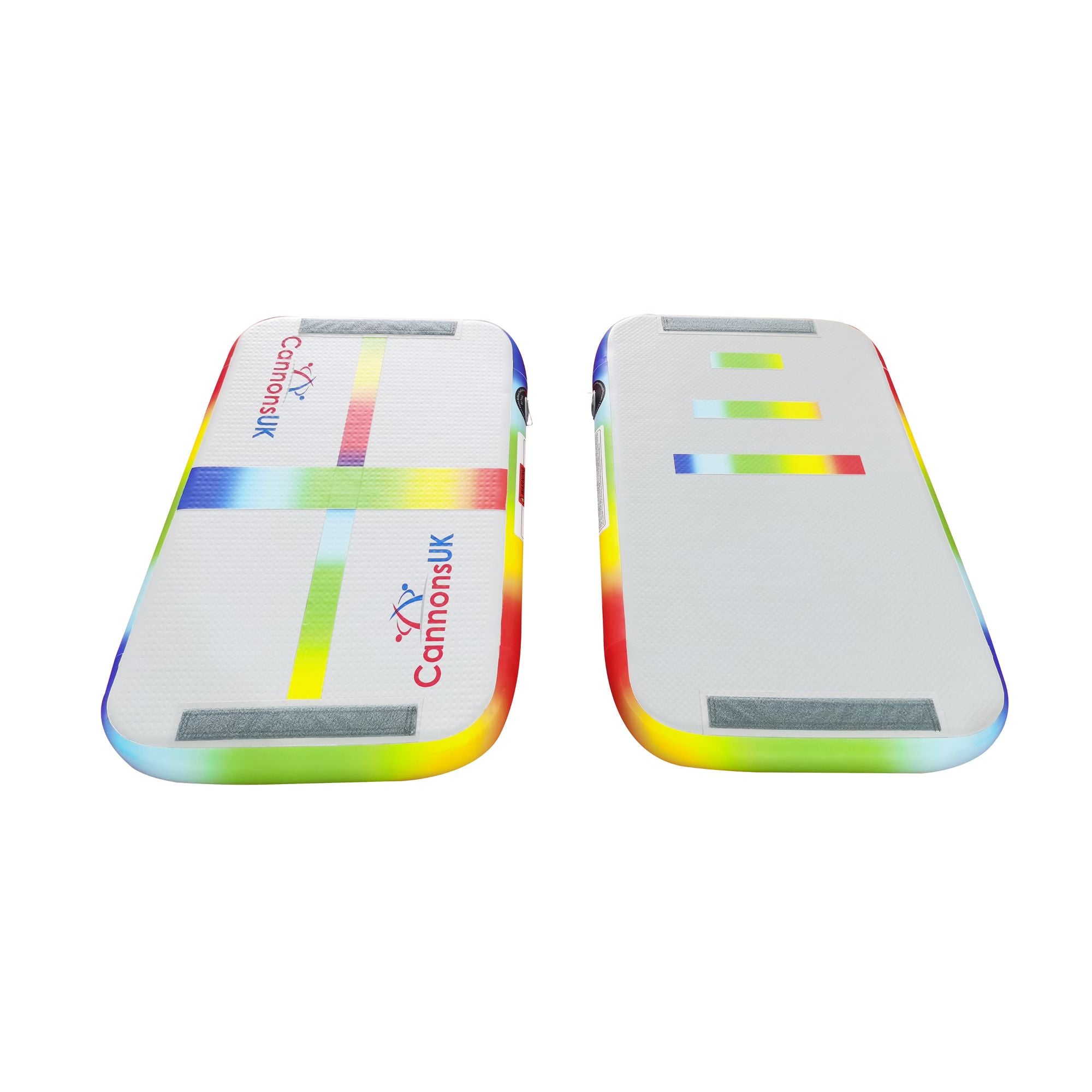 Air Board rainbow — pair front view (cross vs three-bar sides)