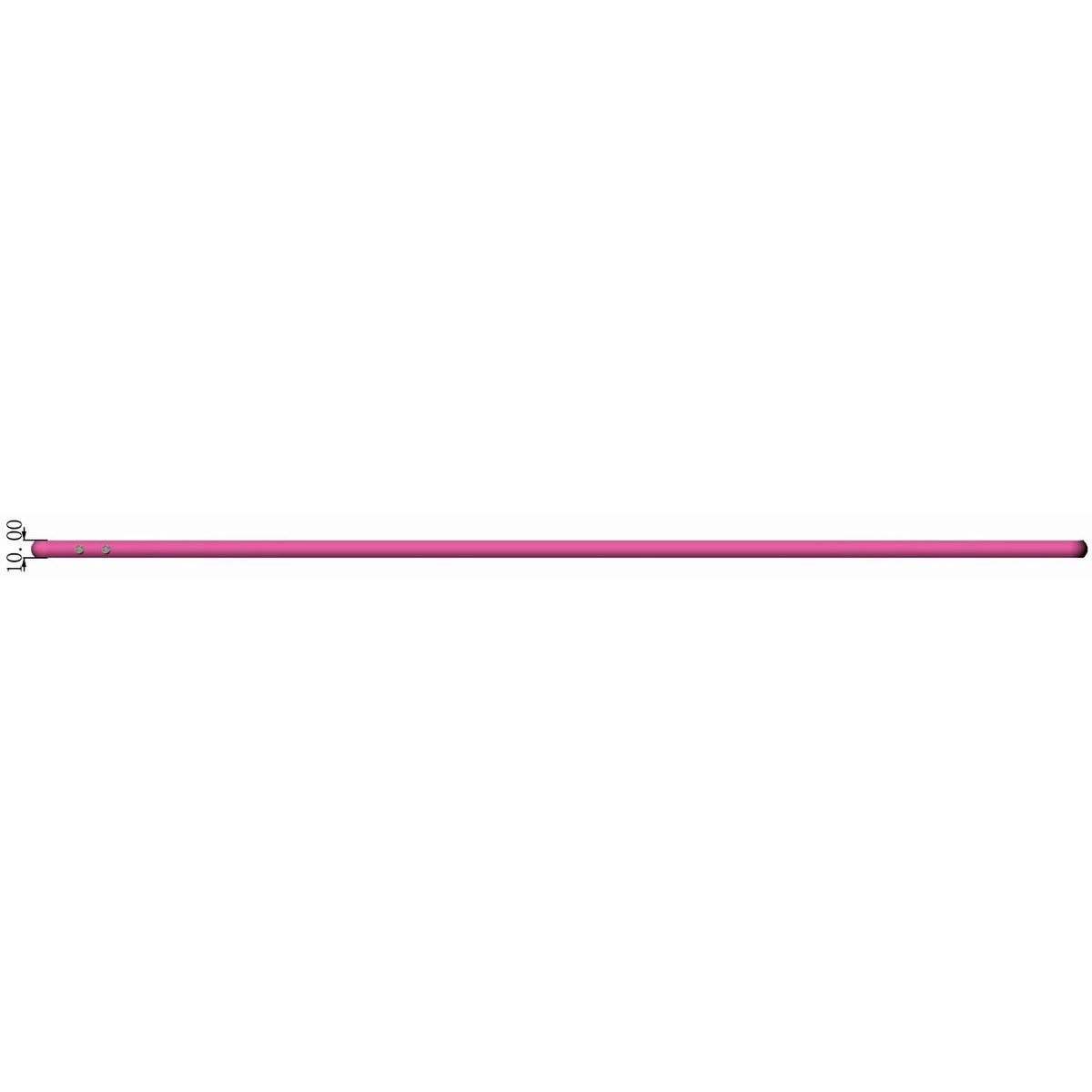 Air Track Pro 5m x 2m x 10cm — pink rail/edge strip close-up on white