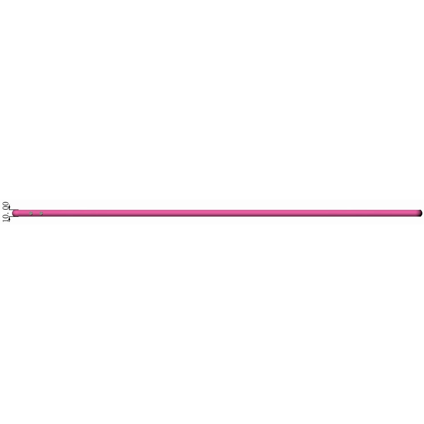Air Track Pro 5m x 2m x 10cm — pink rail/edge strip close-up on white