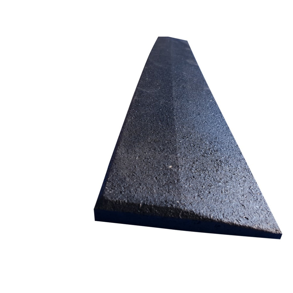 Flatline 20 mm edge ramp end-cap — tall triangular taper piece for finishing ramp runs and smooth step-on/step-off