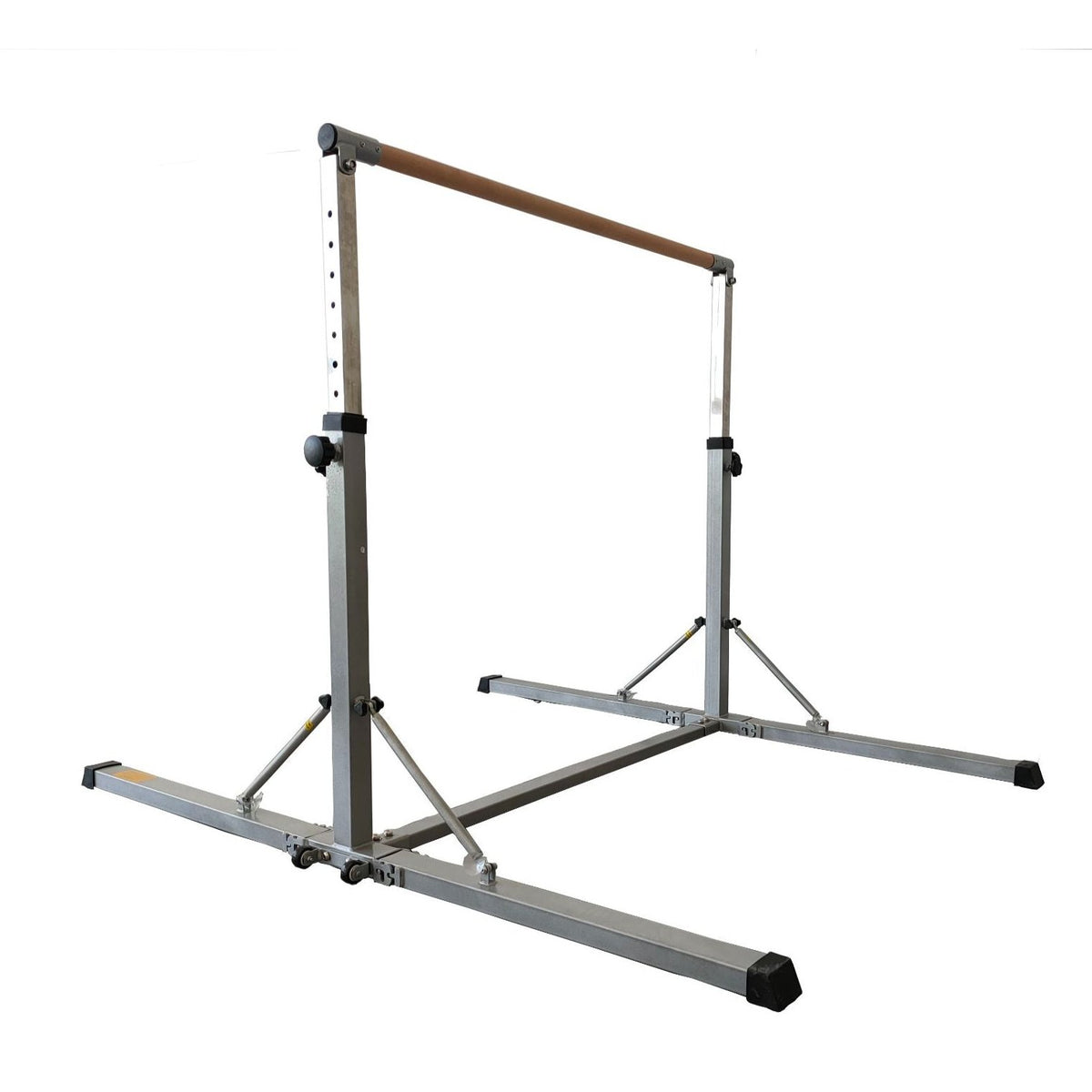 Silver wide front studio view — stable base for beginner gymnastics and shaping