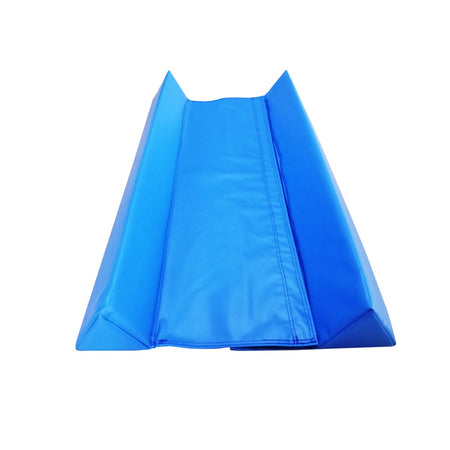 Mint U-cradle wedge front view — keeps air roll steady for shaping, balance and flexibility work. 