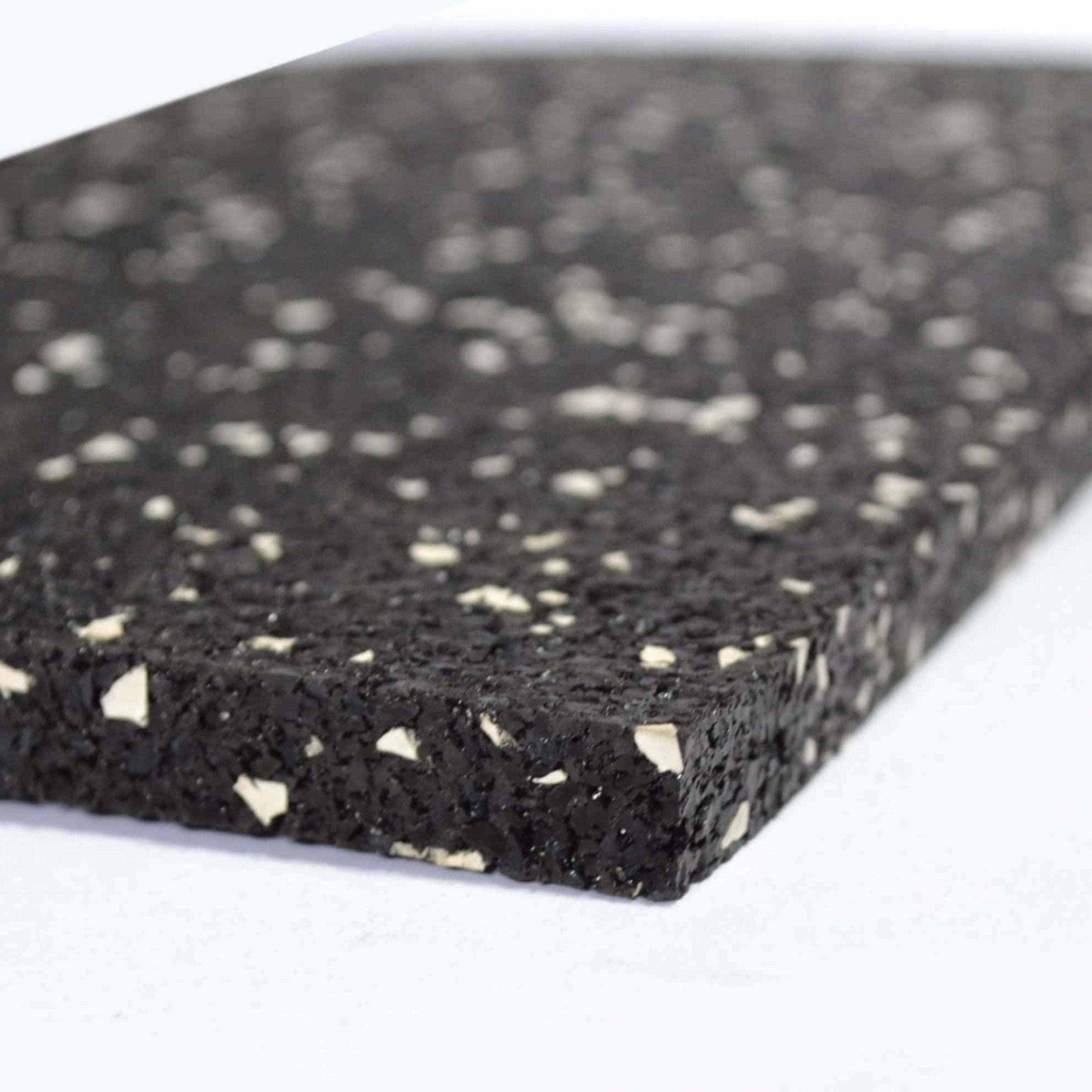 Smirna 8mm white/grey fleck slab angled perspective — thickness and edge profile for easy fitting
