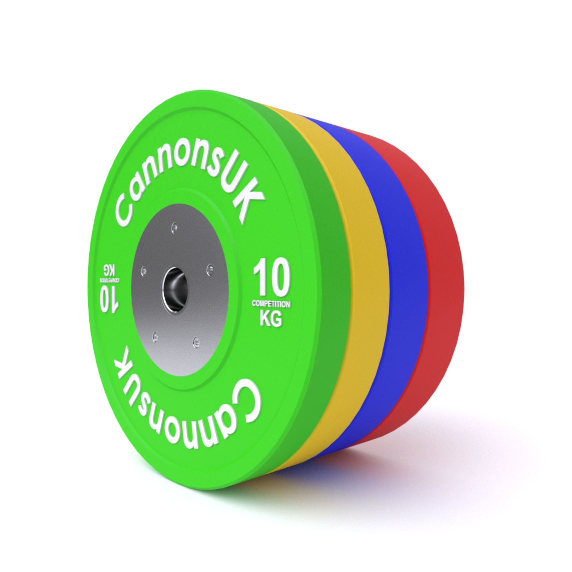 Competition Bumper Plates 10kg to 25kg - Cannons UK