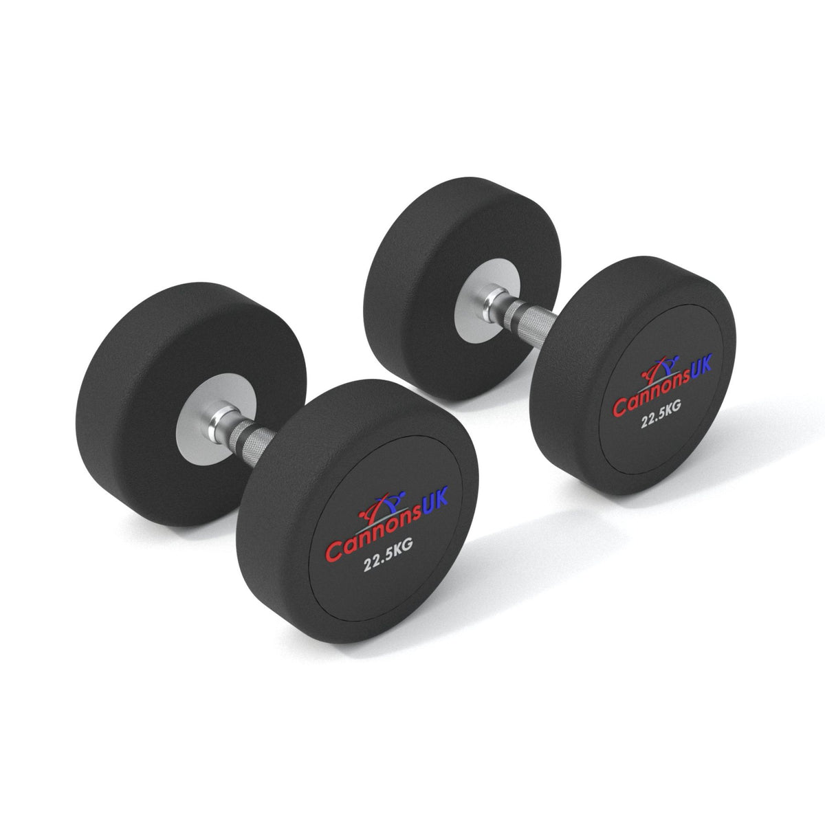 Rubber Dumbbells 2.5kg to 50kg - Cannons UK