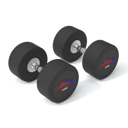 Rubber Dumbbells 2.5kg to 50kg - Cannons UK