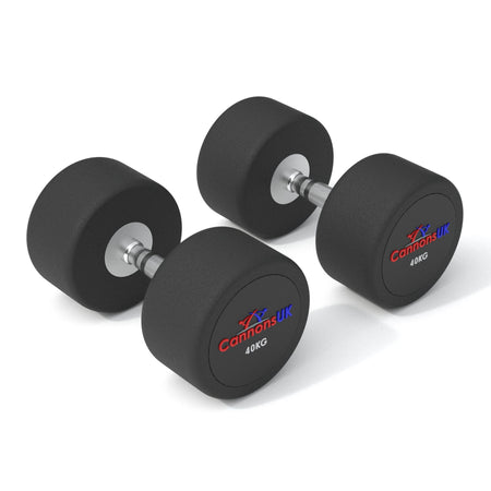 Rubber Dumbbells 2.5kg to 50kg - Cannons UK