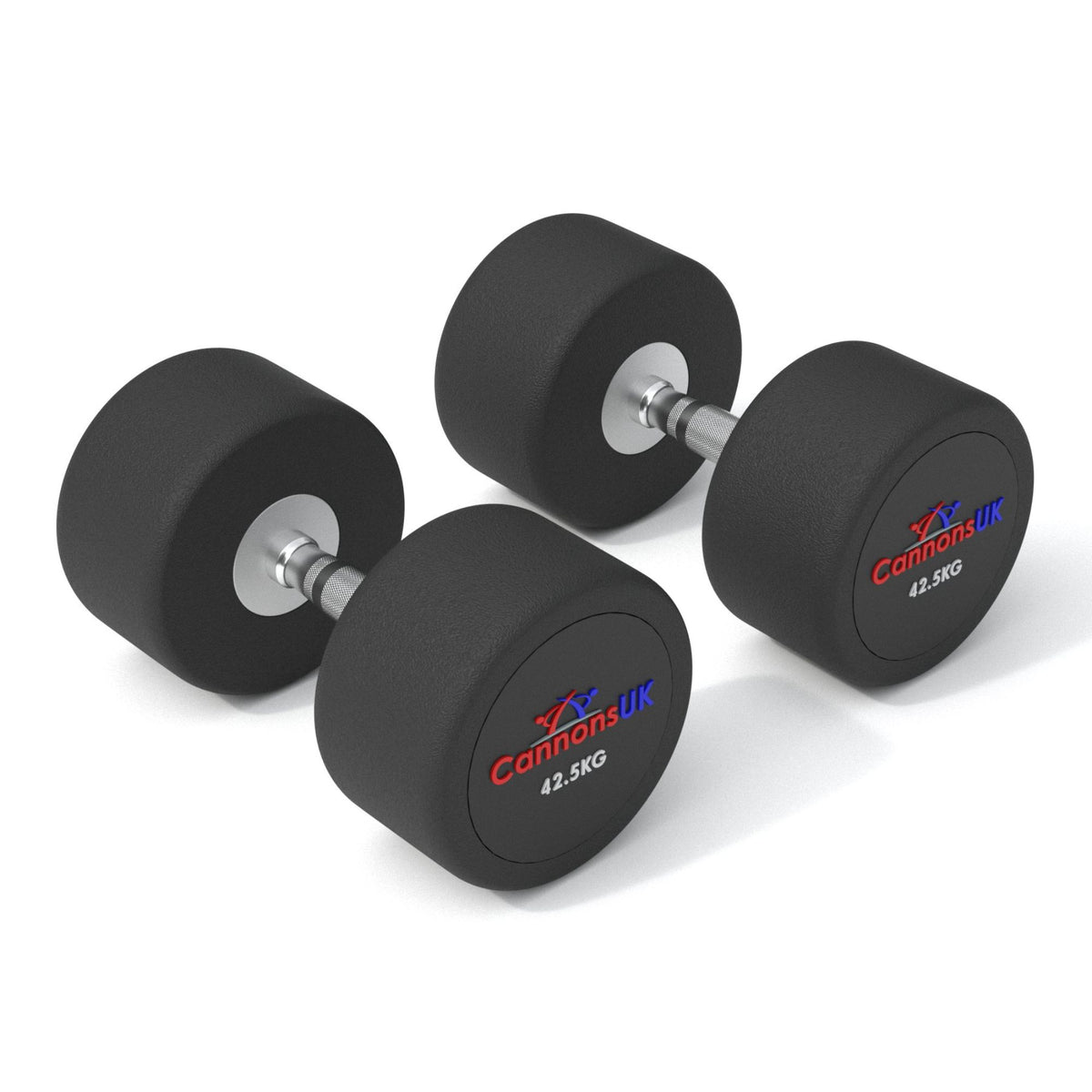 Rubber Dumbbells 2.5kg to 50kg - Cannons UK