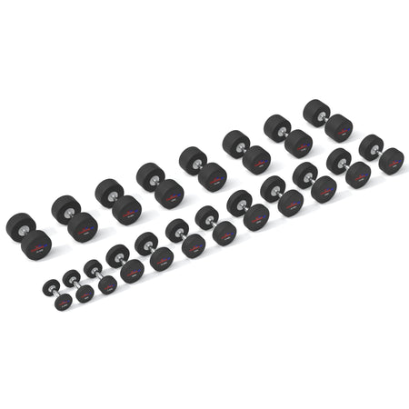 Rubber Dumbbells 2.5kg to 50kg - Cannons UK