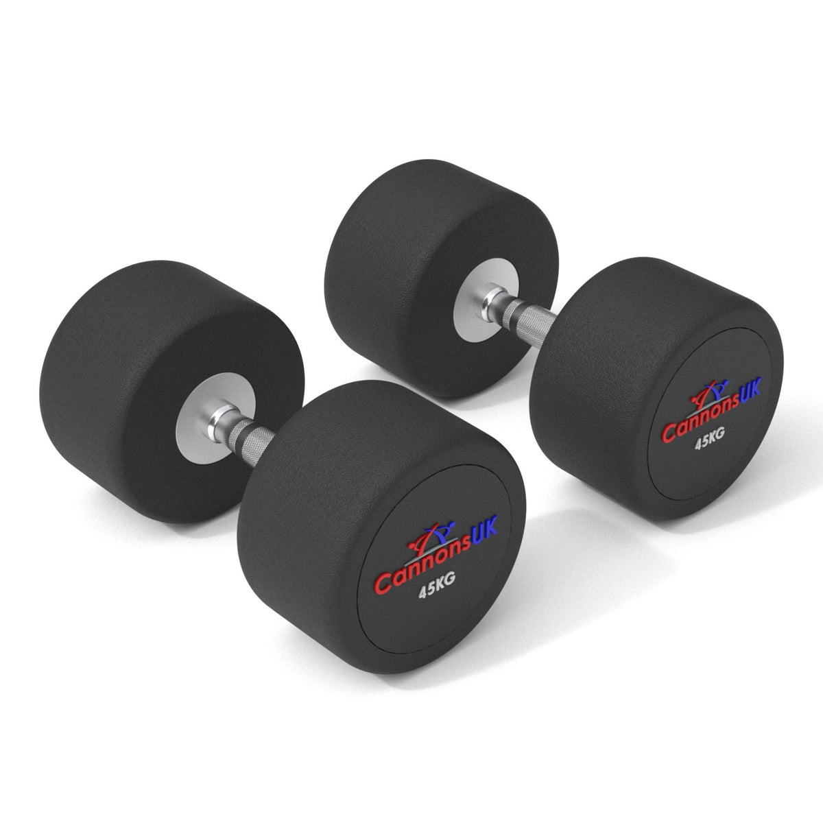 Rubber Dumbbells 2.5kg to 50kg - Cannons UK