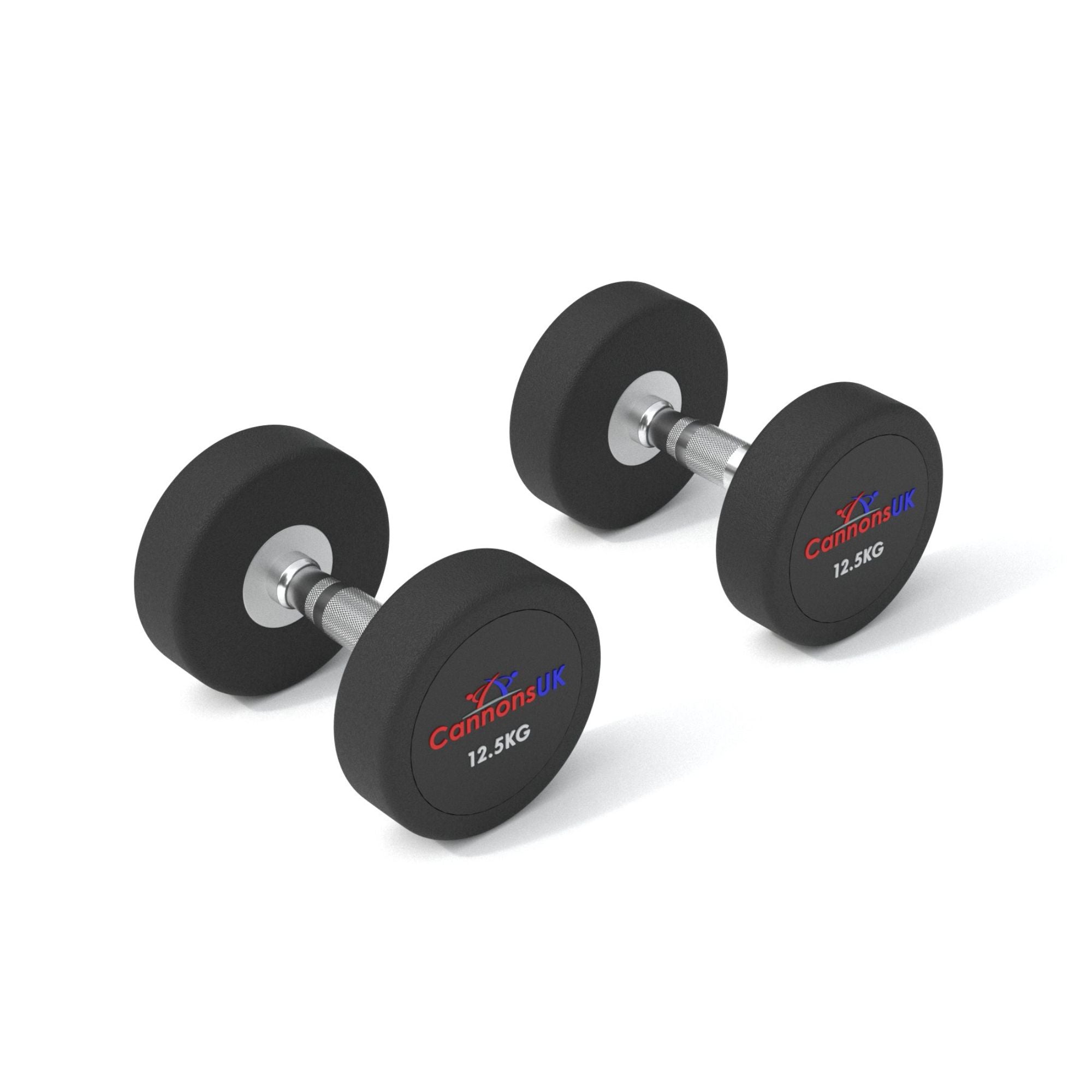 Rubber Dumbbells 2.5kg to 50kg - Cannons UK