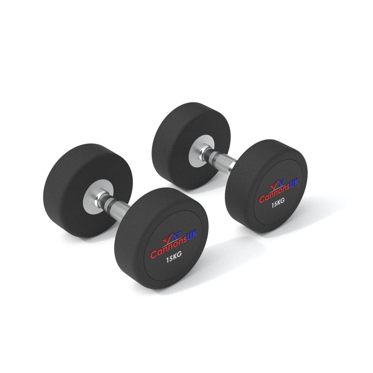 Rubber Dumbbells 2.5kg to 50kg - Cannons UK