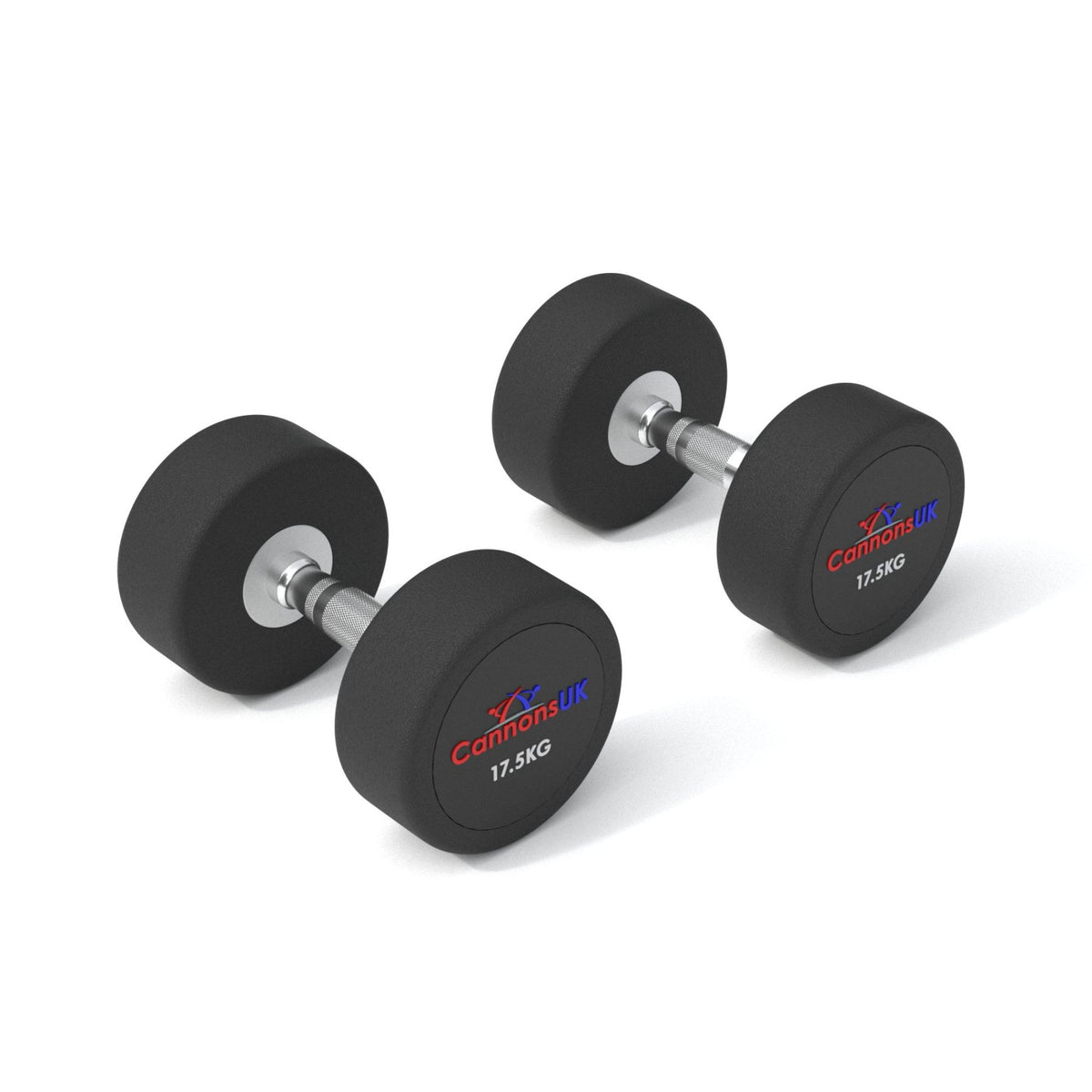 Rubber Dumbbells 2.5kg to 50kg - Cannons UK