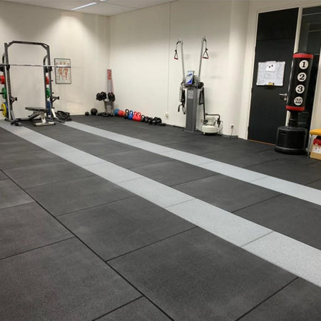 36m2 double garage package, 20mm Flatline Pro Black Rubber Gym Flooring - Cannons UK