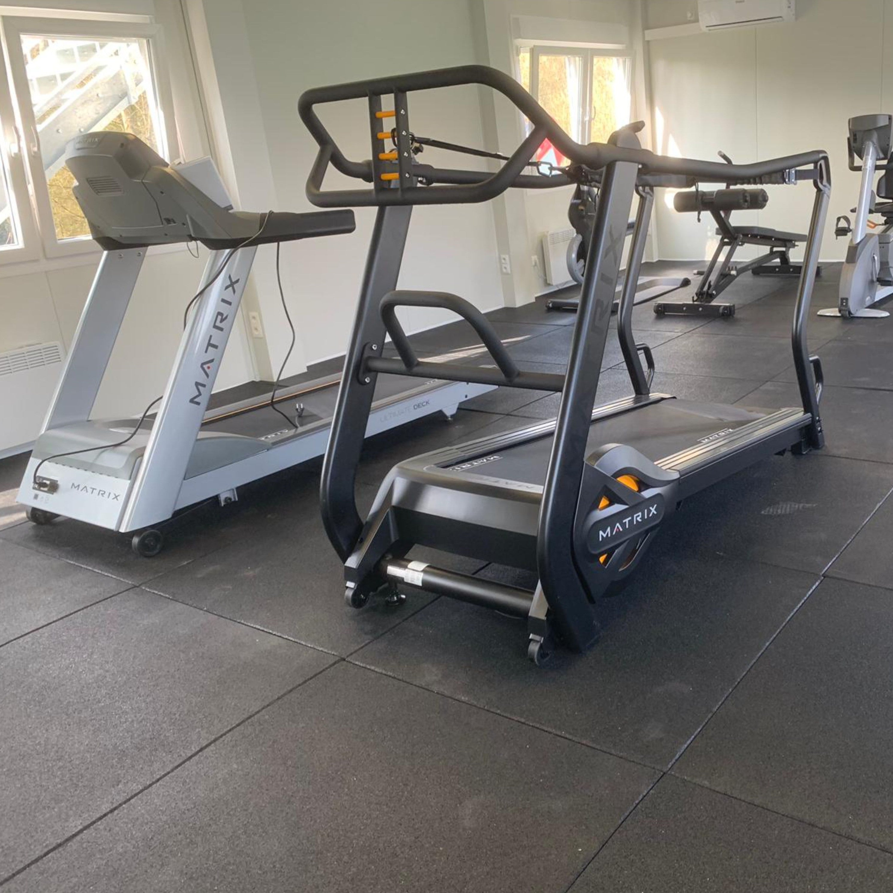55m2 triple garage package, 20mm Flatline Pro Black Rubber Gym Flooring - Cannons UK