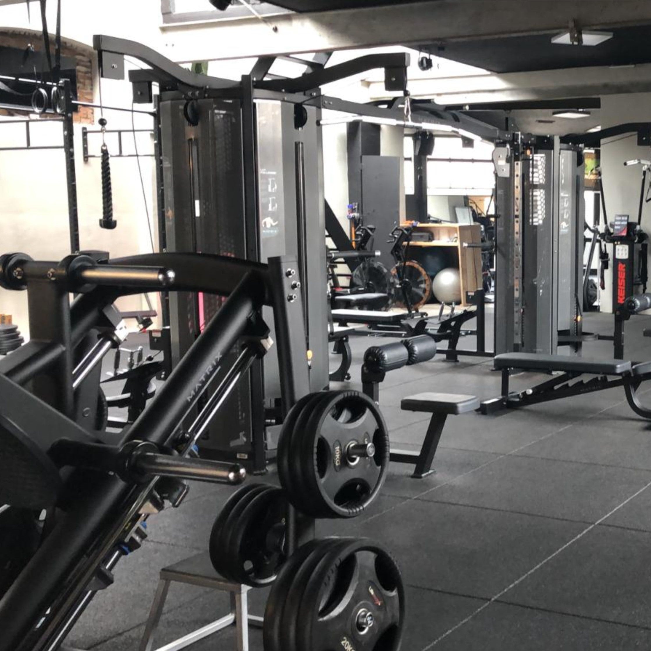 55m2 triple garage package, 20mm Flatline Pro Black Rubber Gym Flooring - Cannons UK