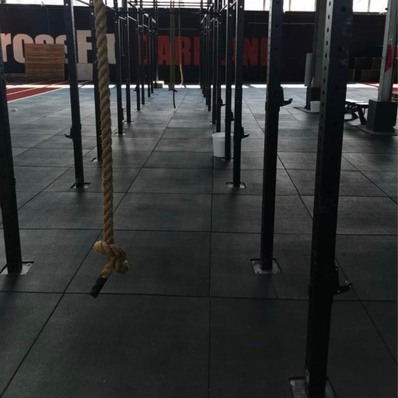 55m2 triple garage package, 20mm Flatline Pro Black Rubber Gym Flooring - Cannons UK
