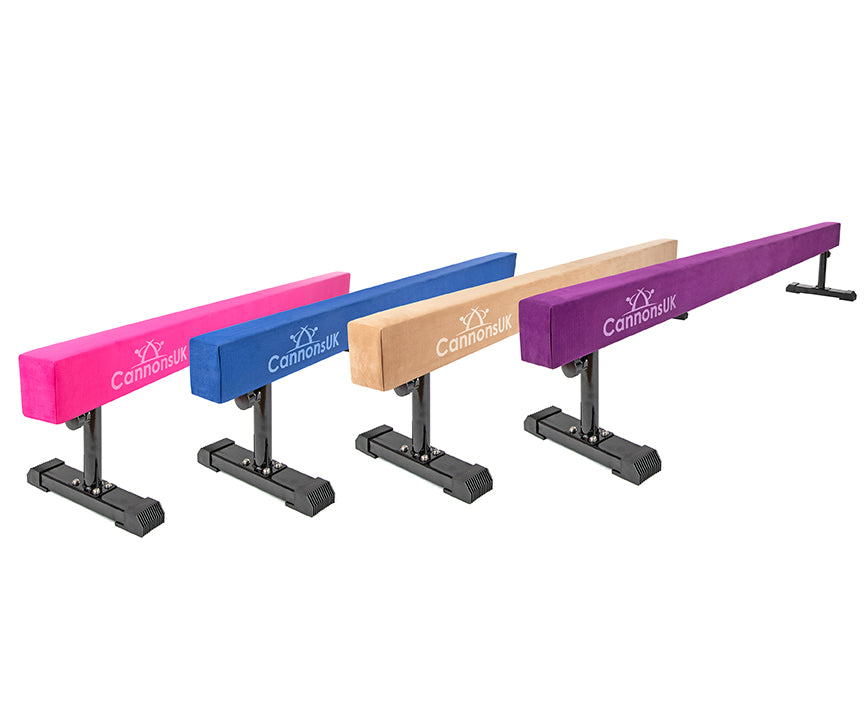 Solid 8ft Gymnastics Beams, with wheels and adjustable legs Cannons UK - Cannons UK