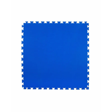 20mm Red/Blue Reversible Jigsaw Mat — blue side up, showing back colour and reversible surface.