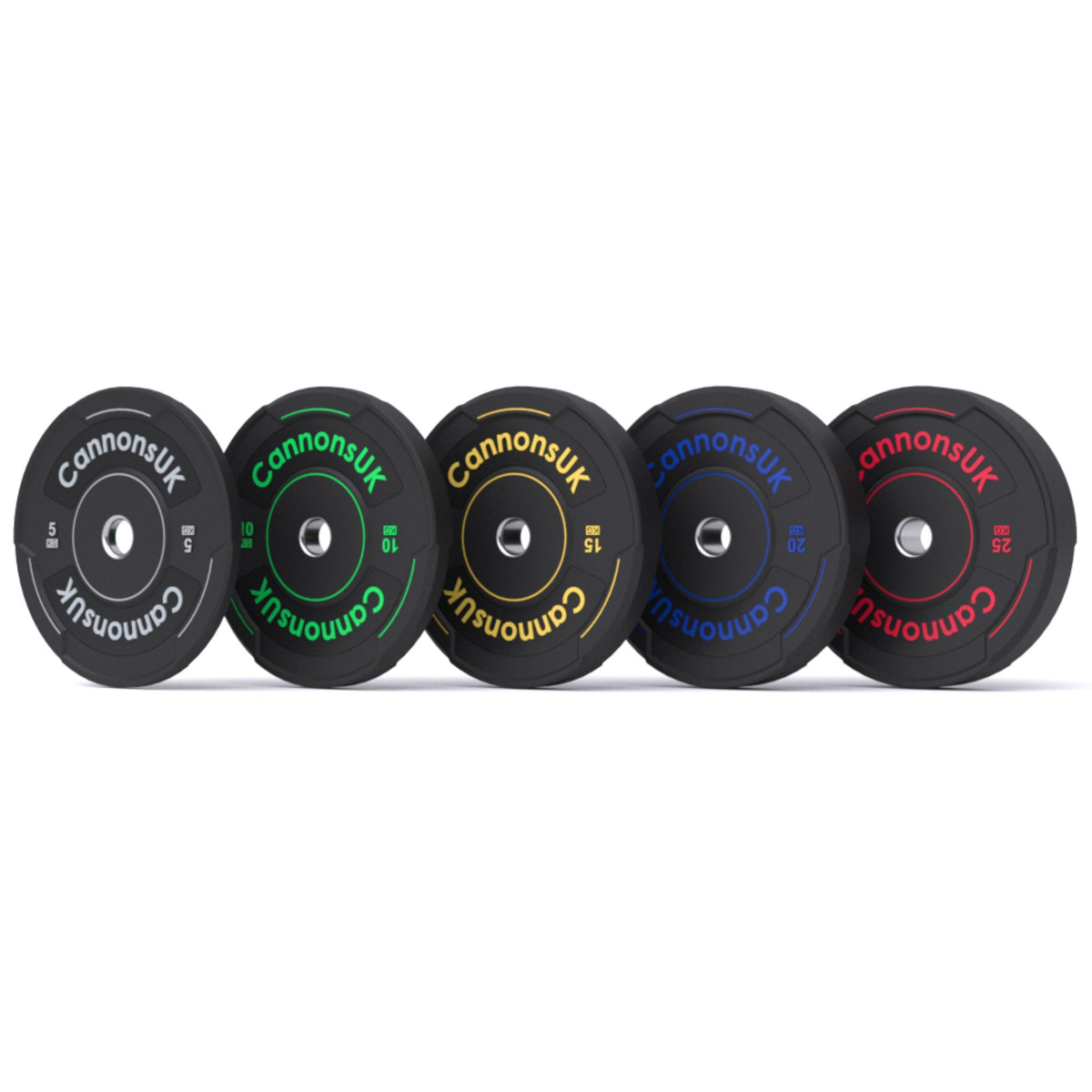 Cannons UK Sport Bumper Plates 5kg to 25kg - Cannons UK