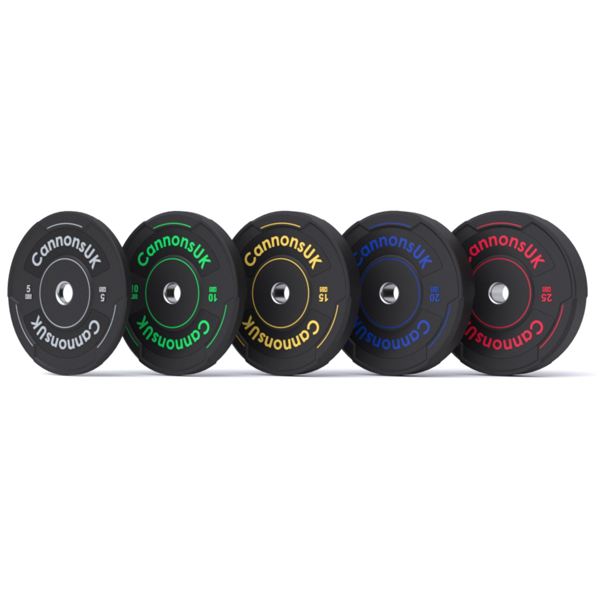 Cannons UK Sport Bumper Plates 5kg to 25kg - Cannons UK