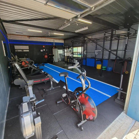 Gym Running and Sled Track 10m x 2m available in red, green or blue - Cannons UK