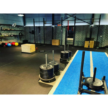Gym Running and Sled Track 10m x 2m available in red, green or blue - Cannons UK