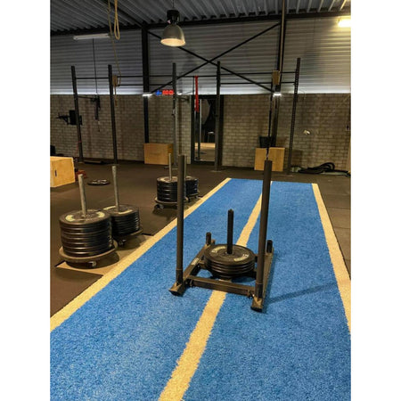 Gym Running and Sled Track 10m x 2m available in red, green or blue - Cannons UK