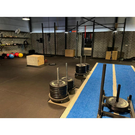 Gym Running and Sled Track 10m x 2m available in red, green or blue - Cannons UK