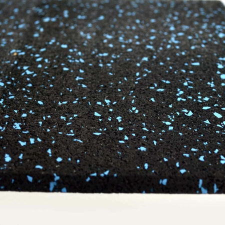 Smirna Series gym flooring roll sample – blue